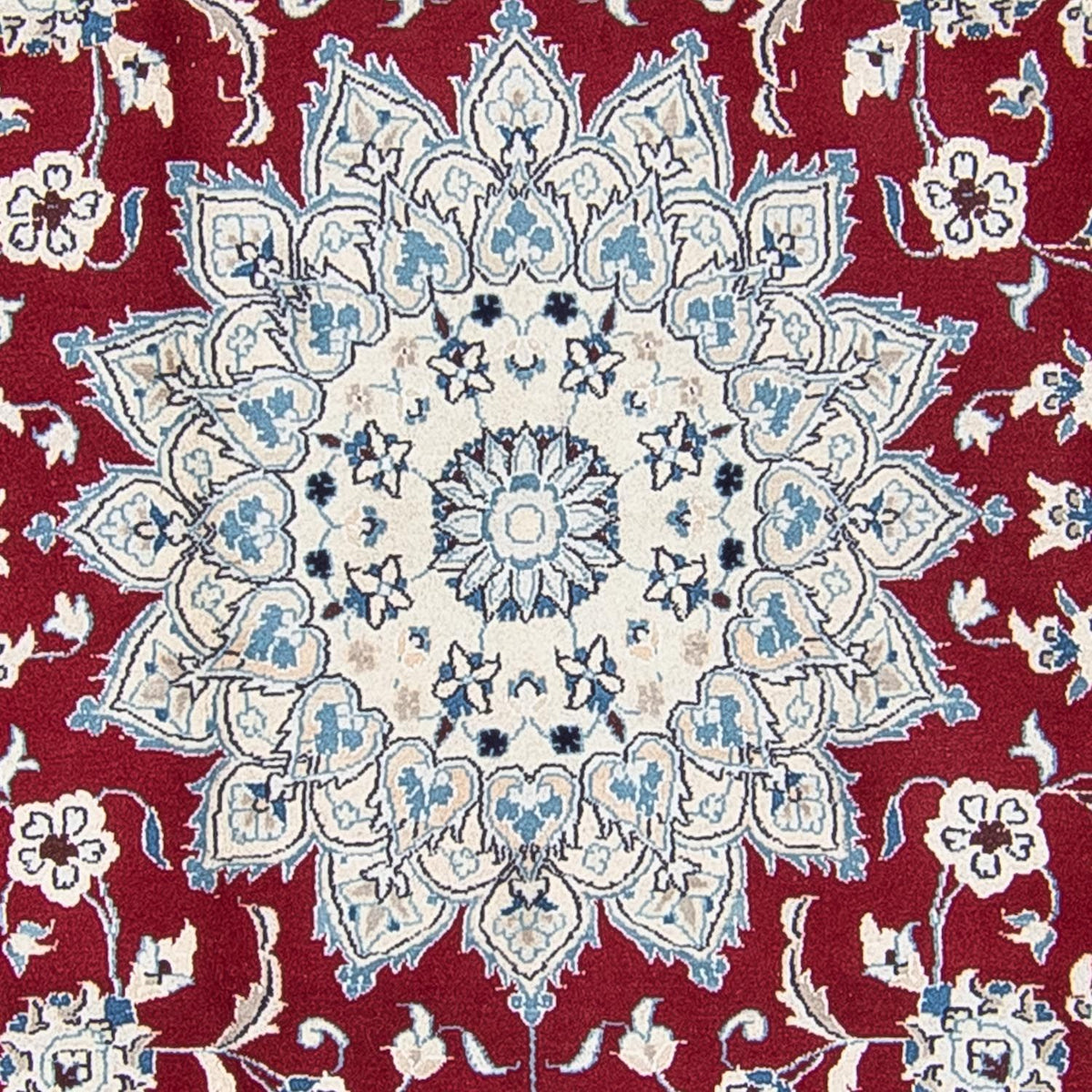 Tappeto Persero - Nain rotondo  - 247 x 247 cm - rosso scuro