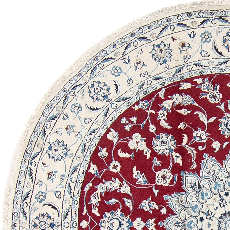 Tappeto Persero - Nain rotondo  - 247 x 247 cm - rosso scuro