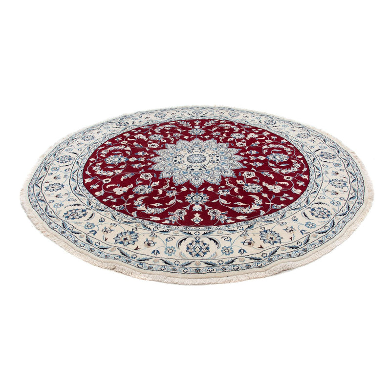 Tappeto Persero - Nain rotondo  - 247 x 247 cm - rosso scuro