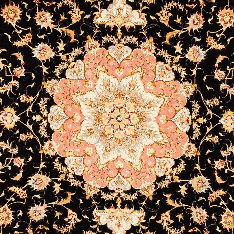 Tappeto Persero - Tabriz - 297 x 198 cm - blu scuro