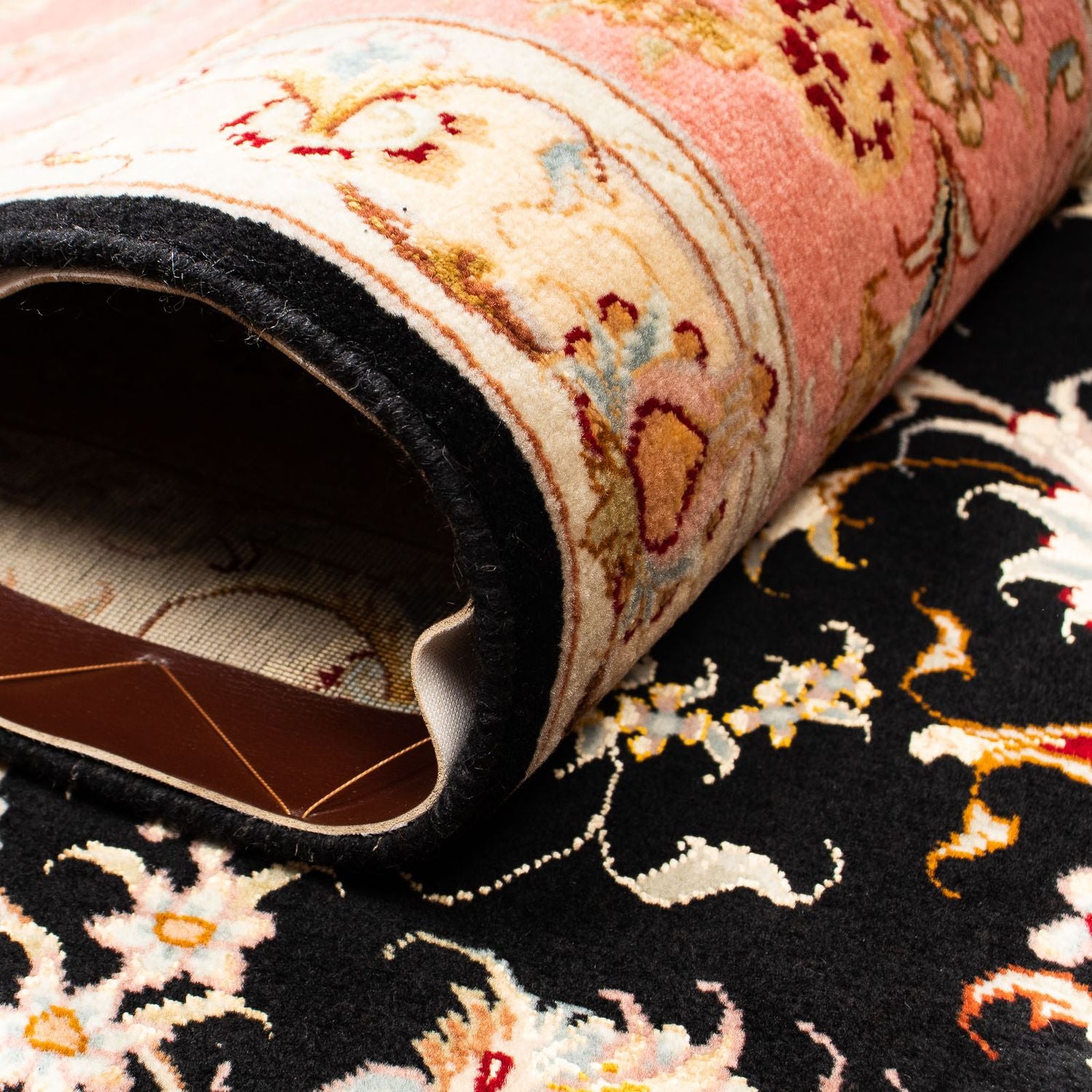 Tappeto Persero - Tabriz - 297 x 198 cm - blu scuro