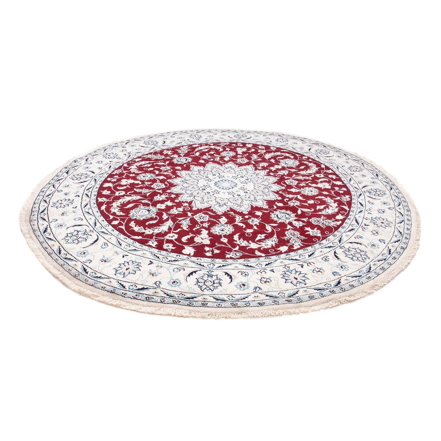Tappeto Persero - Nain rotondo  - 252 x 252 cm - rosso scuro