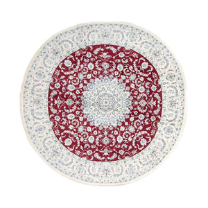 Tappeto Persero - Nain rotondo  - 300 x 300 cm - rosso scuro