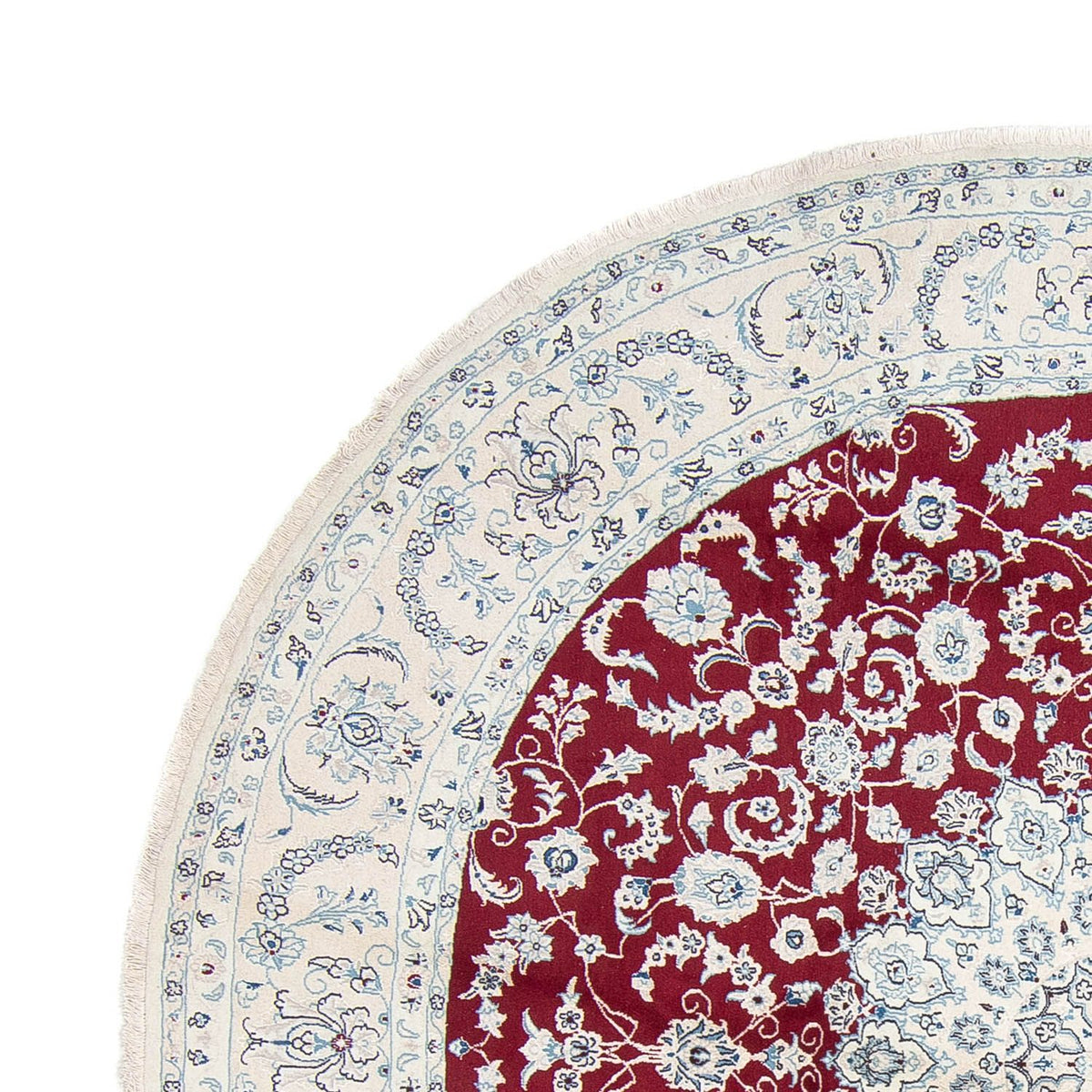 Tappeto Persero - Nain rotondo  - 300 x 300 cm - rosso scuro