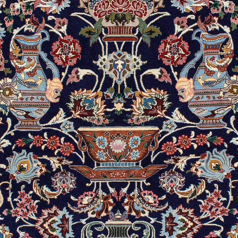 Tappeto Persero - Ghom - 188 x 135 cm - blu scuro