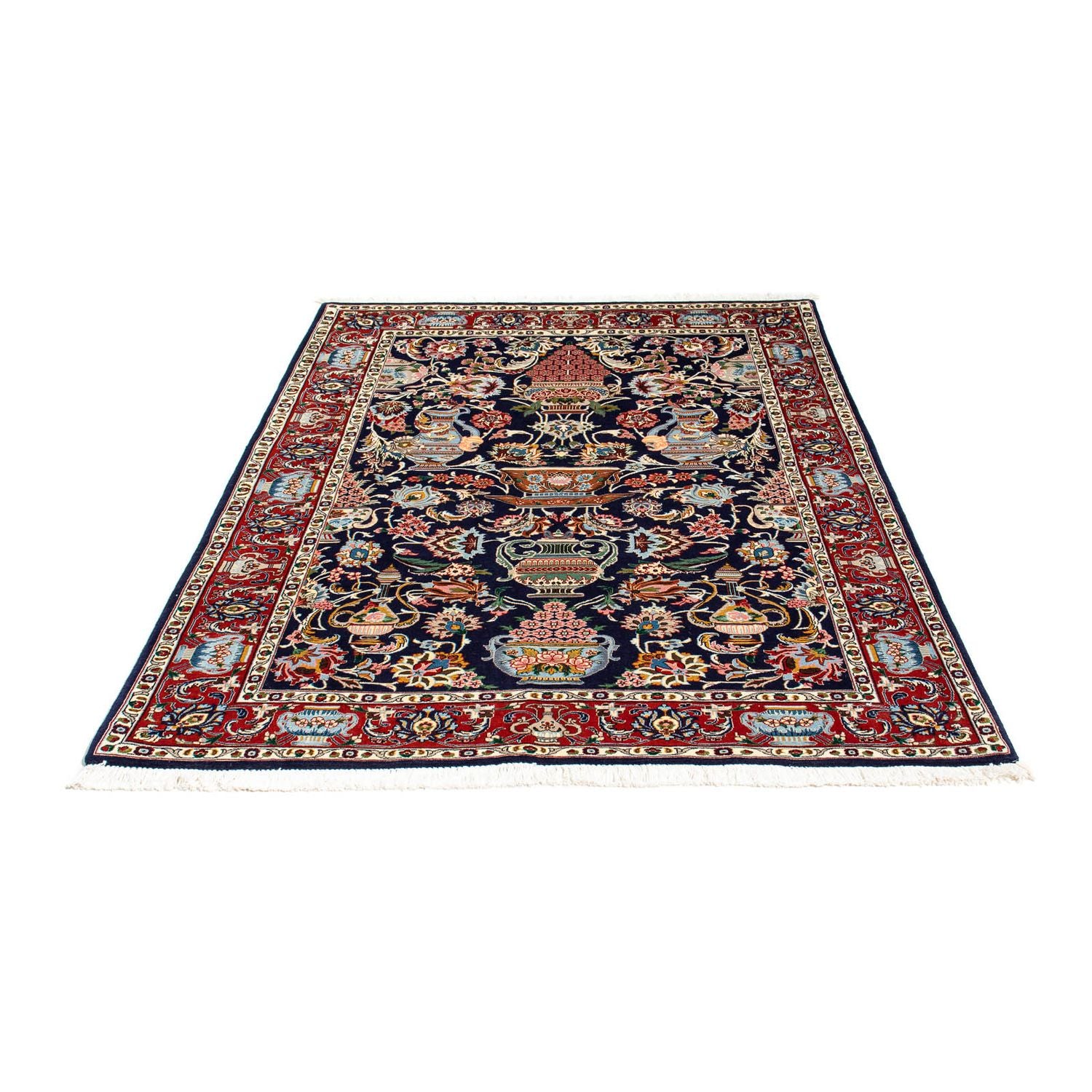 Tappeto Persero - Ghom - 188 x 135 cm - blu scuro