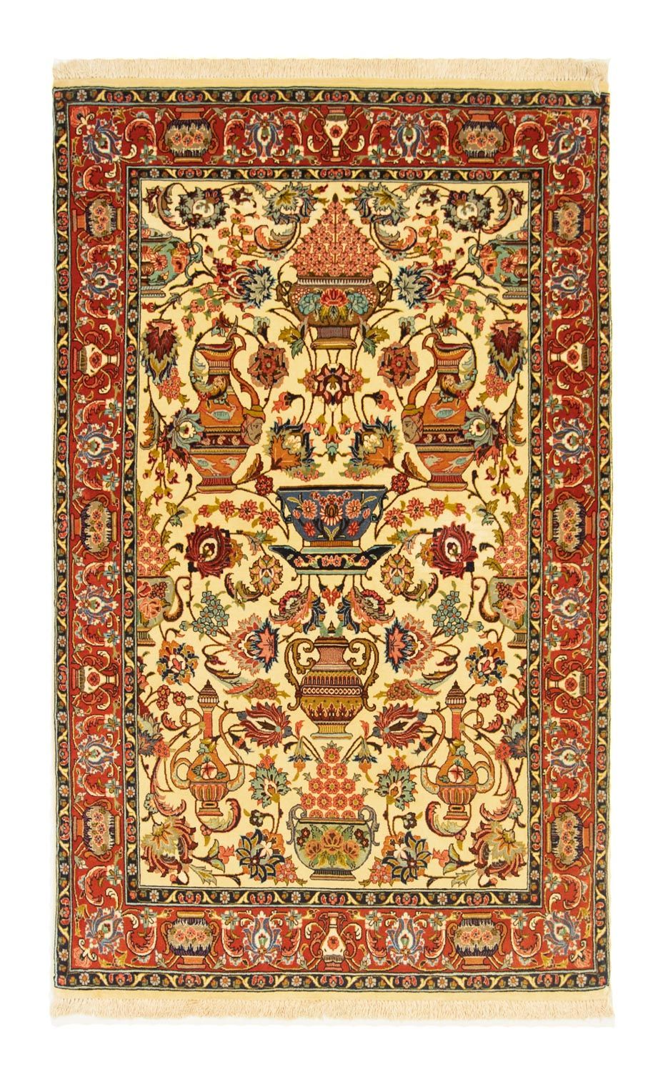 Tappeto Persero - Ghom - 170 x 104 cm - beige