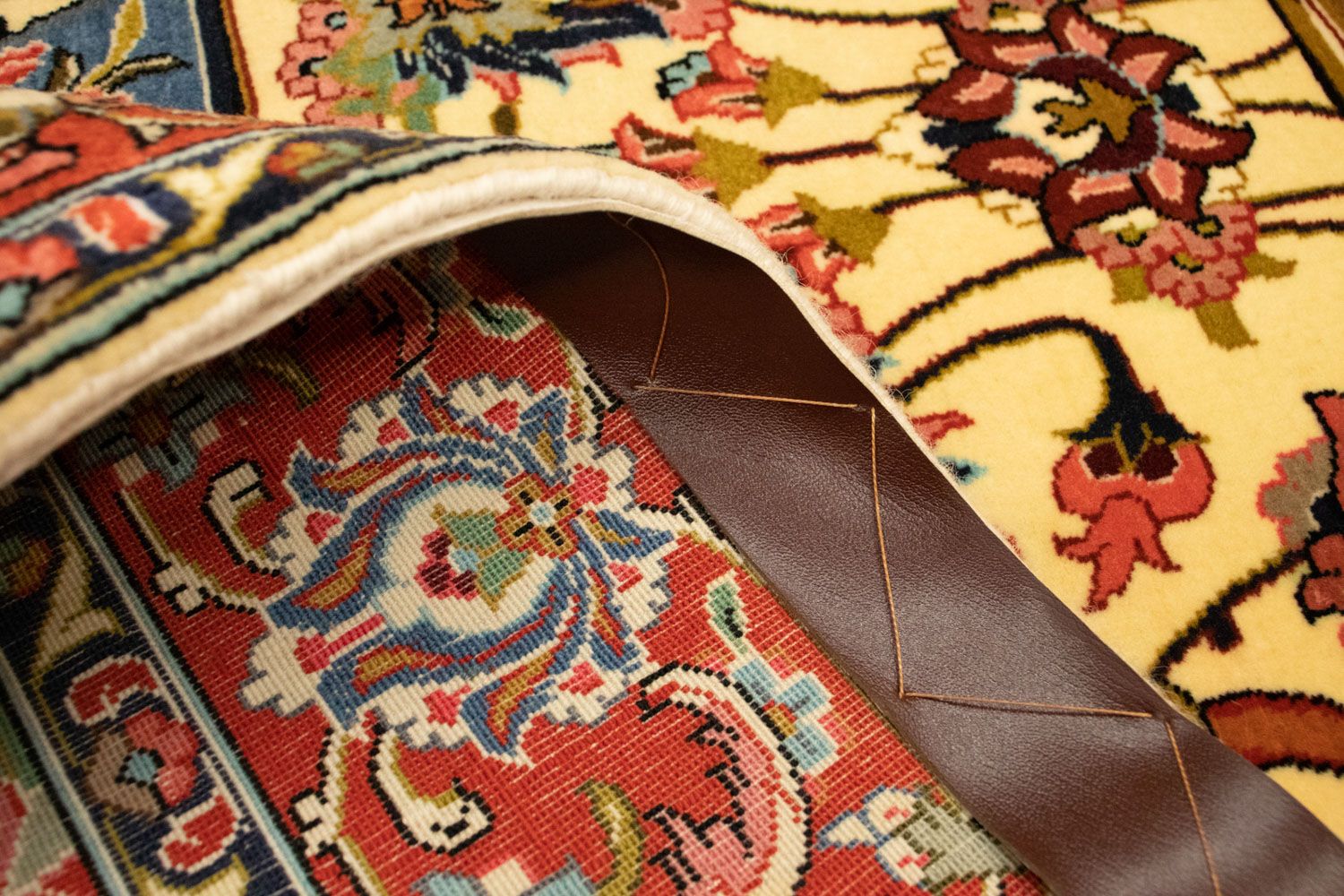 Tappeto Persero - Ghom - 170 x 104 cm - beige