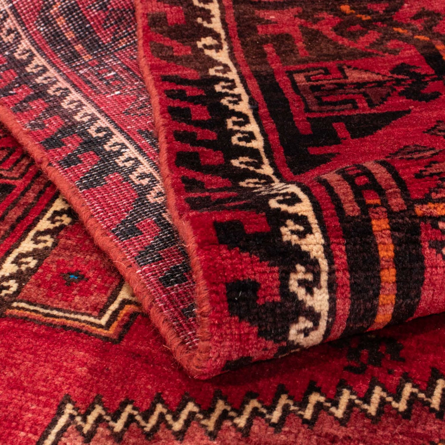 Tappeto corsia Tappeto Belutsch - 230 x 119 cm - rosso