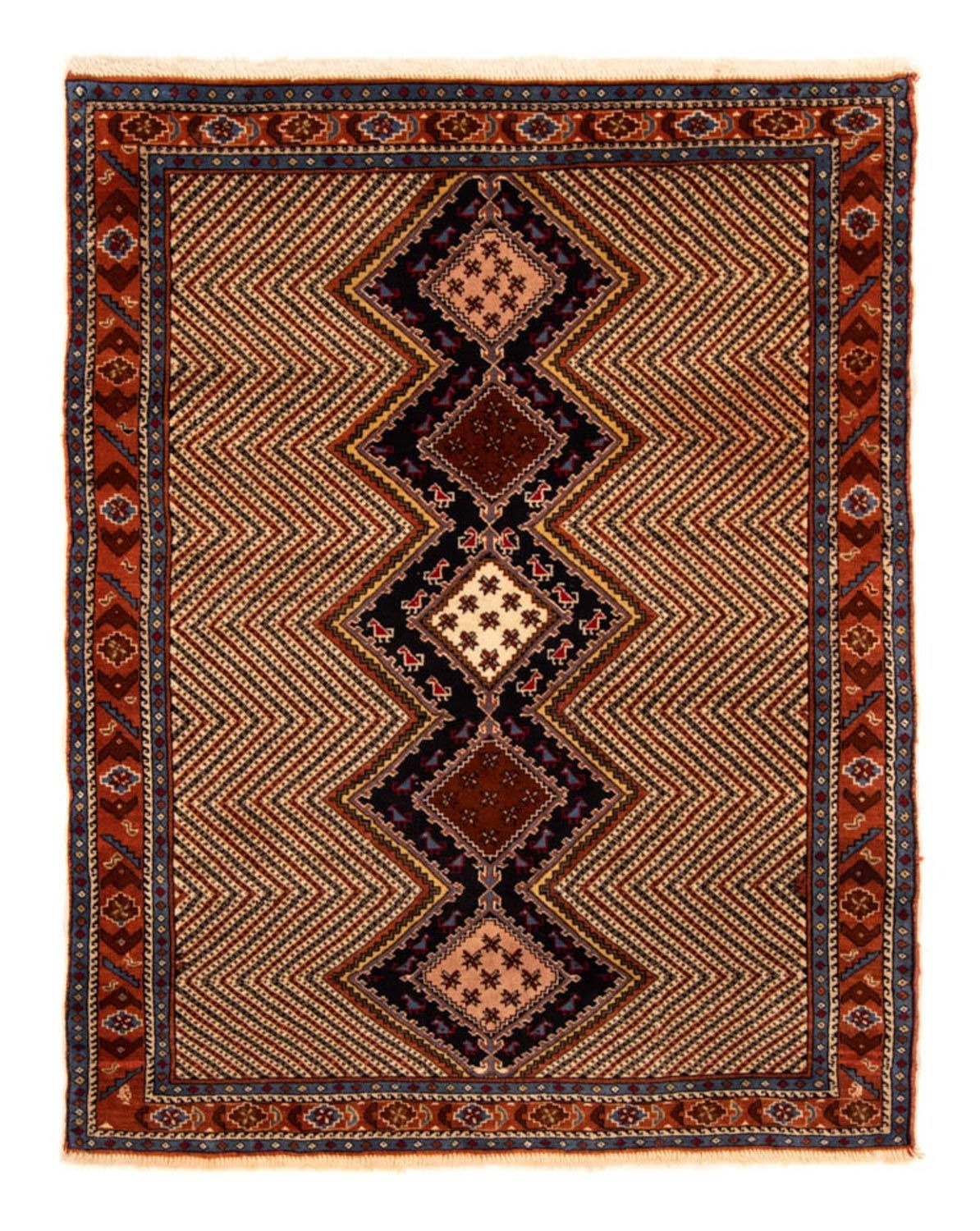 Tappeto Belutsch - 156 x 120 cm - ruggine