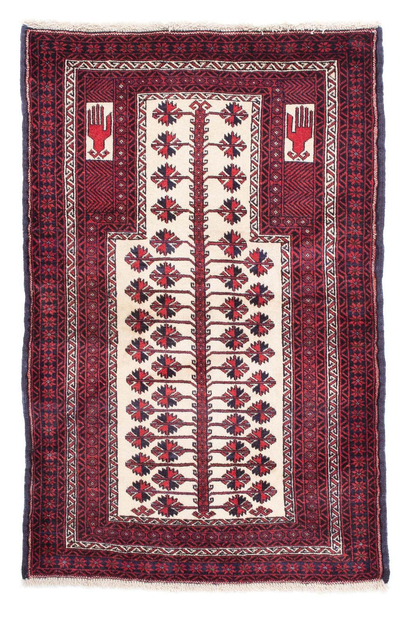Tappeto Belutsch - 136 x 89 cm - rosso