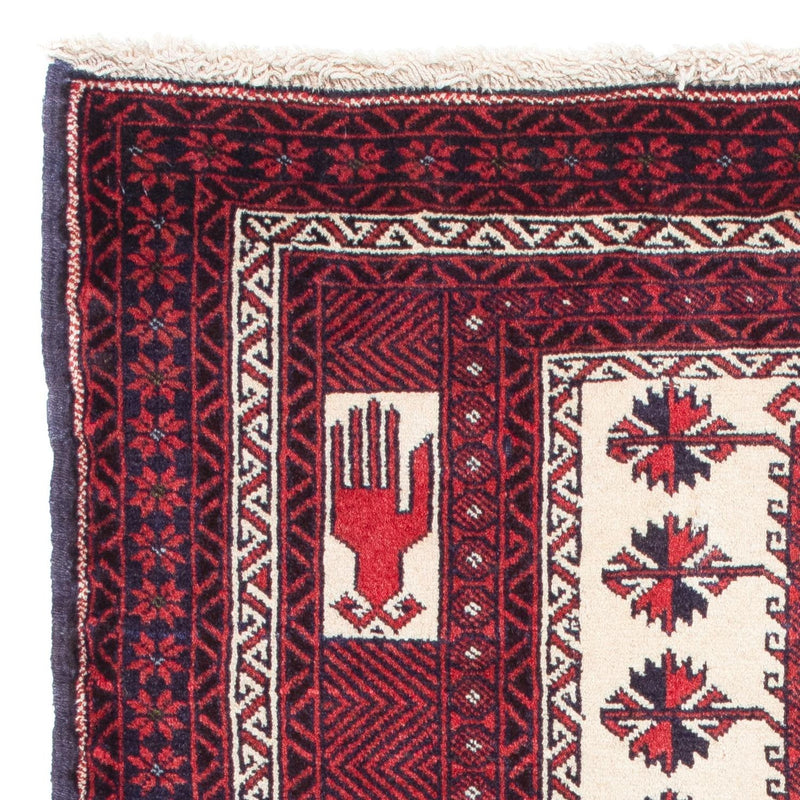 Tappeto Belutsch - 136 x 89 cm - rosso
