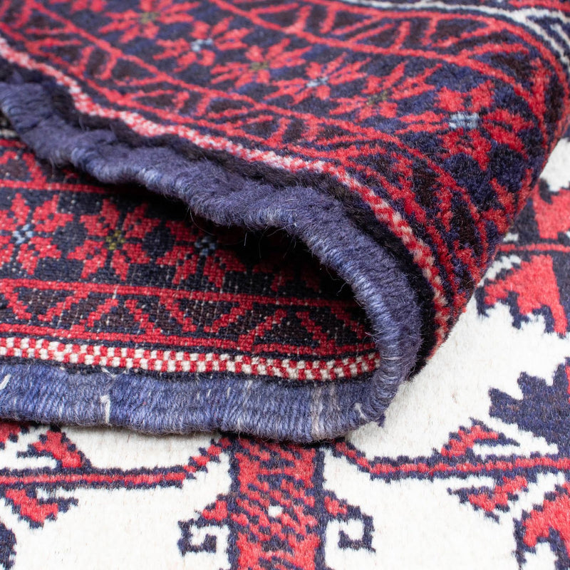 Tappeto Belutsch - 136 x 89 cm - rosso