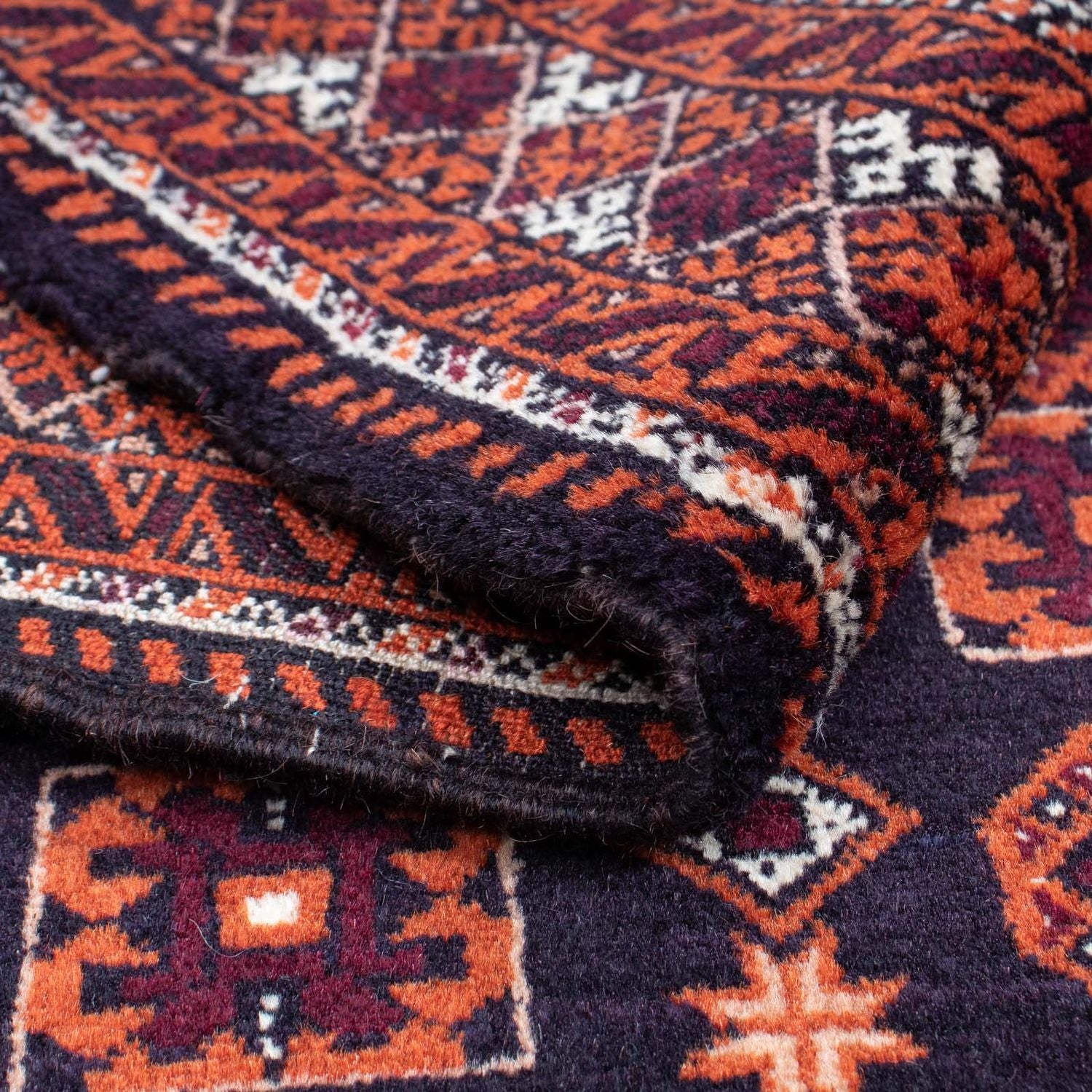 Tappeto Belutsch - 150 x 100 cm - blu scuro