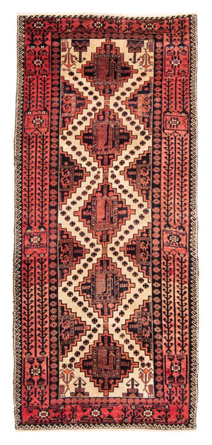 Tappeto corsia Tappeto Belutsch - 238 x 100 cm - rosso chiaro