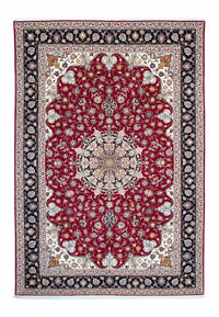 Tappeto Persero - Tabriz - Reale - 292 x 204 cm - rosso scuro