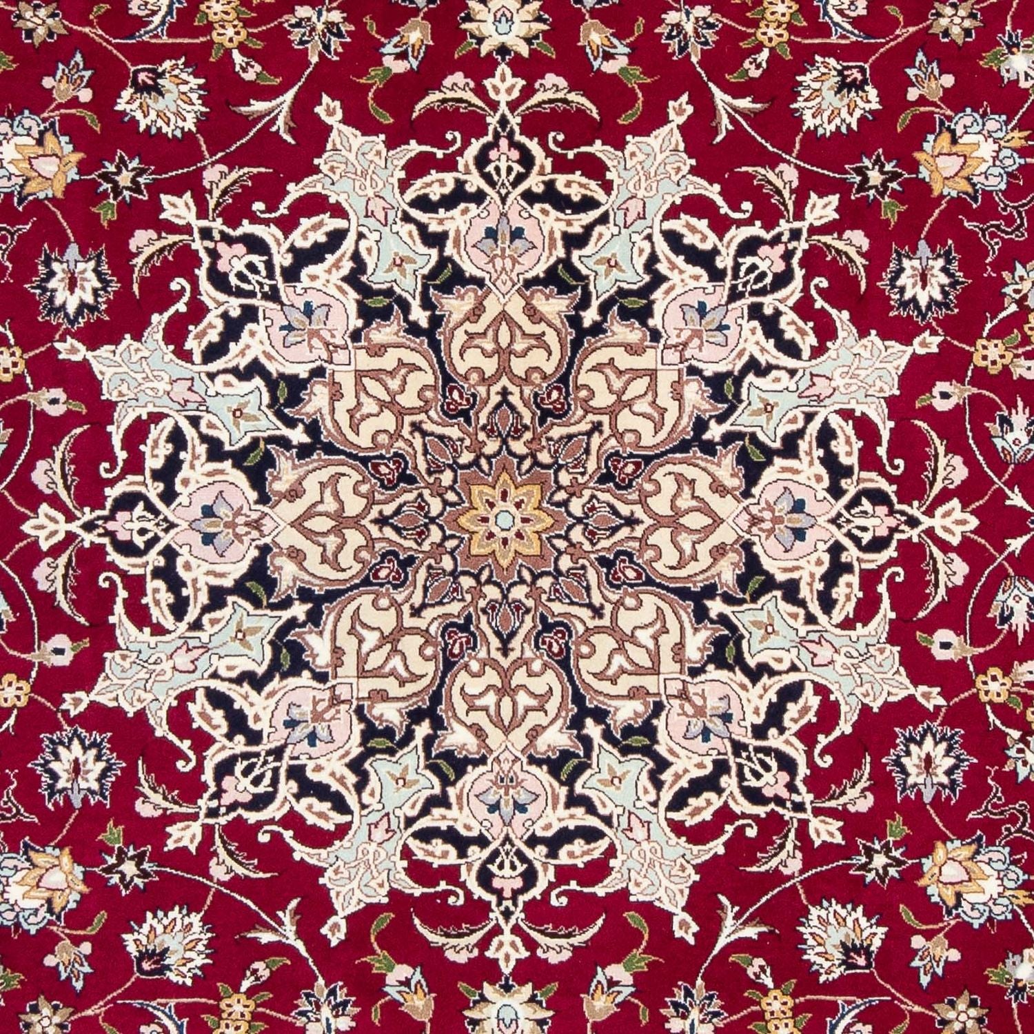 Tappeto Persero - Tabriz - Reale - 292 x 204 cm - rosso scuro