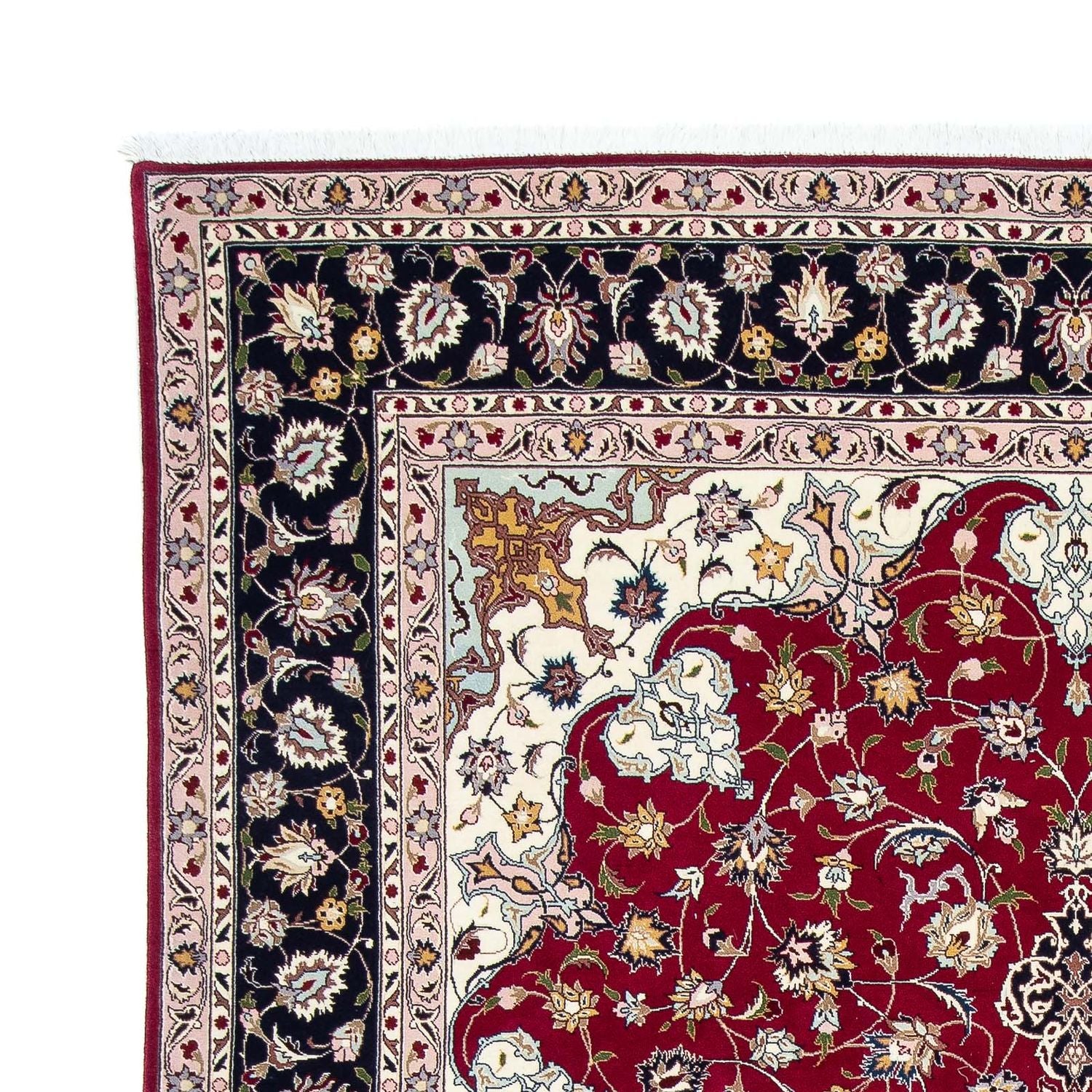 Tappeto Persero - Tabriz - Reale - 292 x 204 cm - rosso scuro