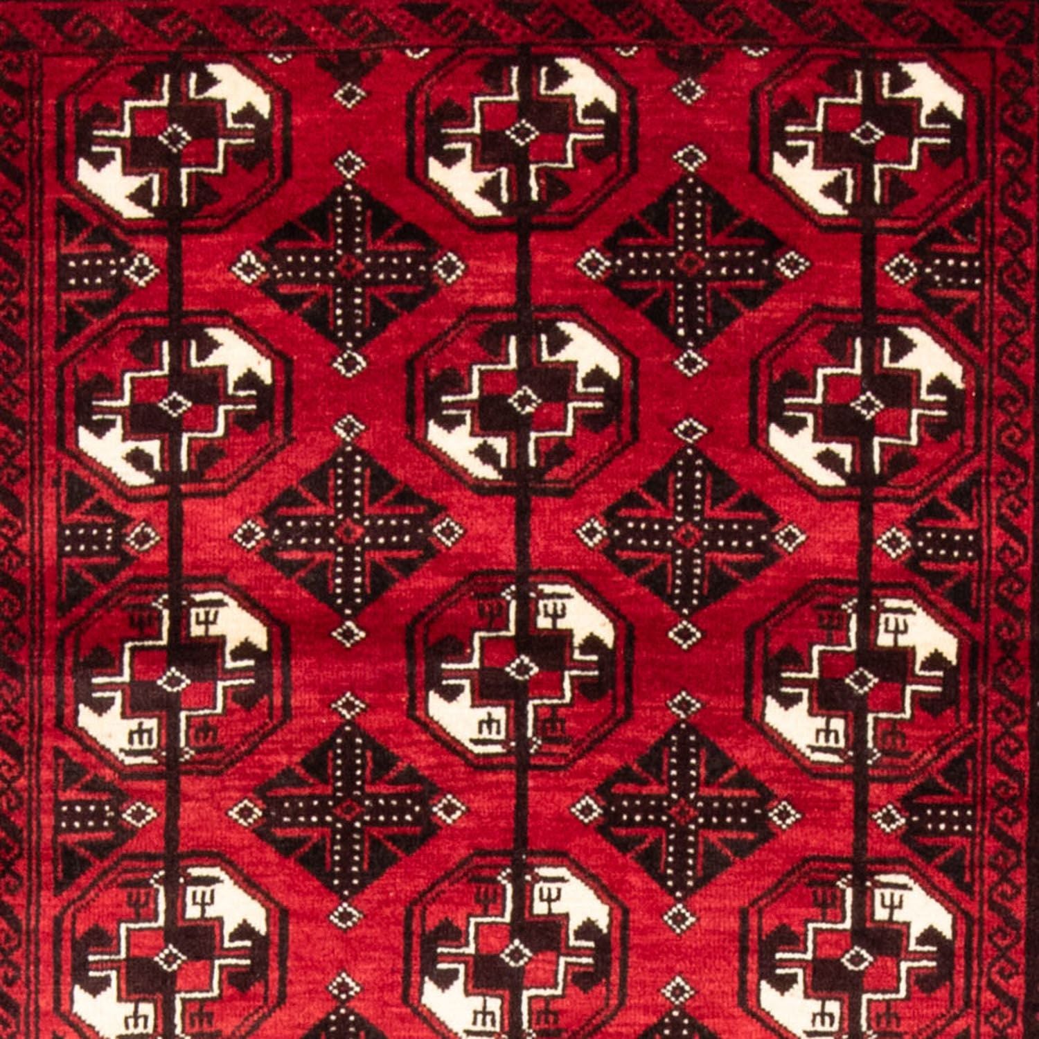 Tappeto corsia Tappeto Belutsch - 202 x 110 cm - rosso scuro
