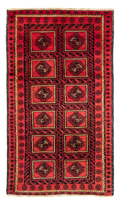 Tappeto corsia Tappeto Belutsch - 198 x 110 cm - rosso