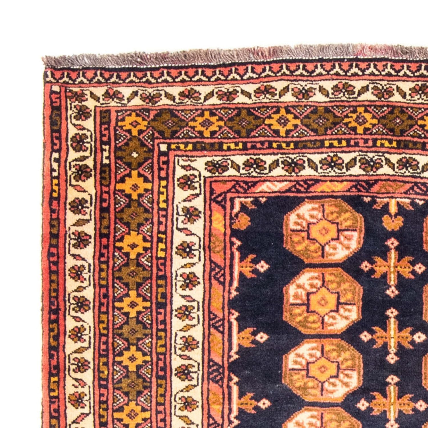 Tappeto Belutsch quadrato  - 174 x 139 cm - blu scuro