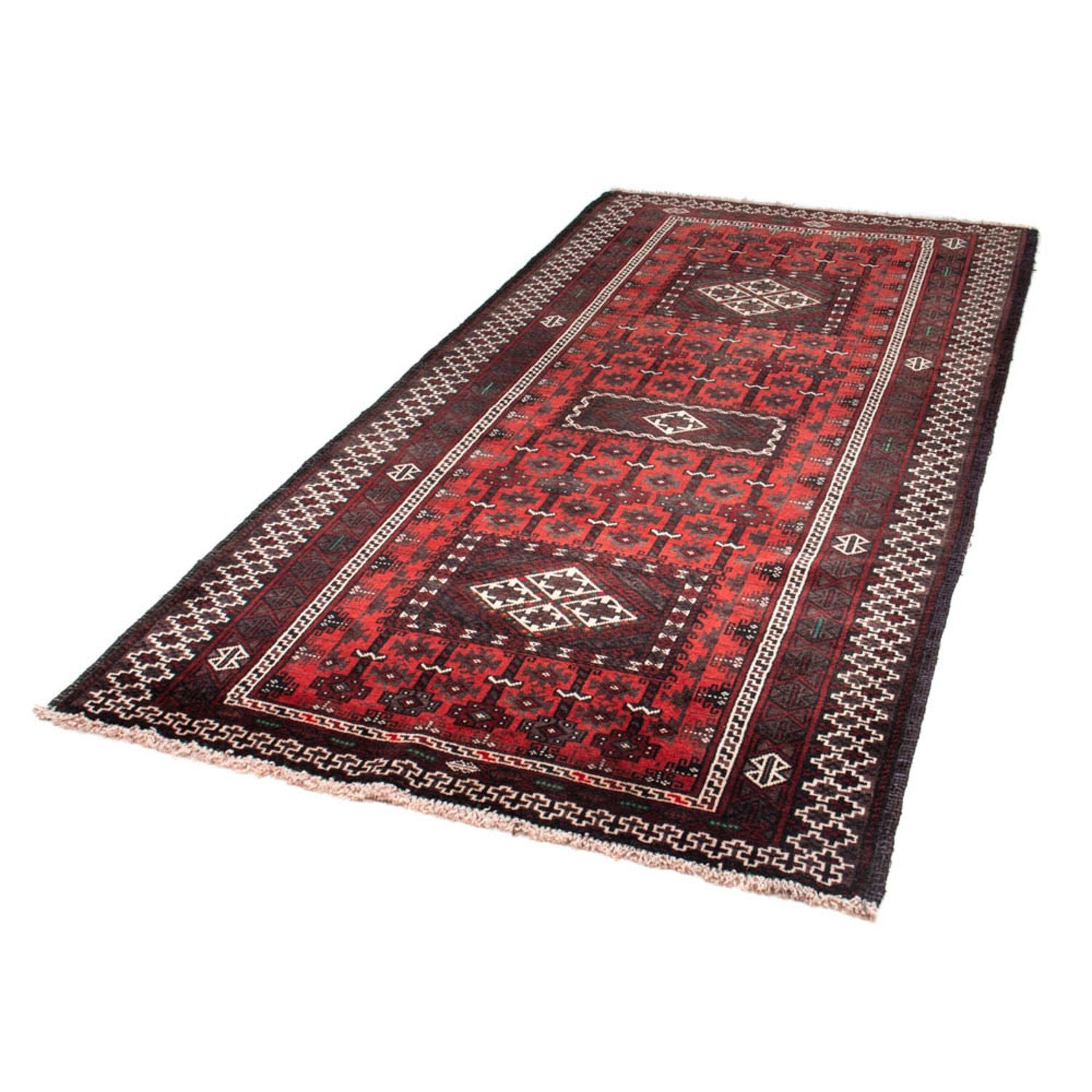 Tappeto corsia Tappeto Belutsch - 236 x 118 cm - rosso