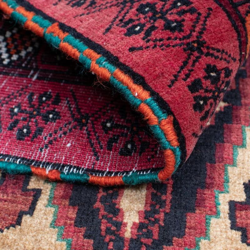 Tappeto Belutsch - 135 x 82 cm - rosso scuro