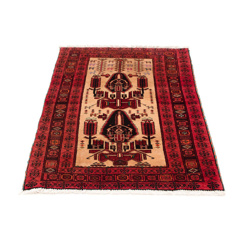 Tappeto Belutsch - 135 x 82 cm - rosso scuro