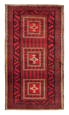 Tappeto corsia Tappeto Belutsch - 224 x 119 cm - rosso