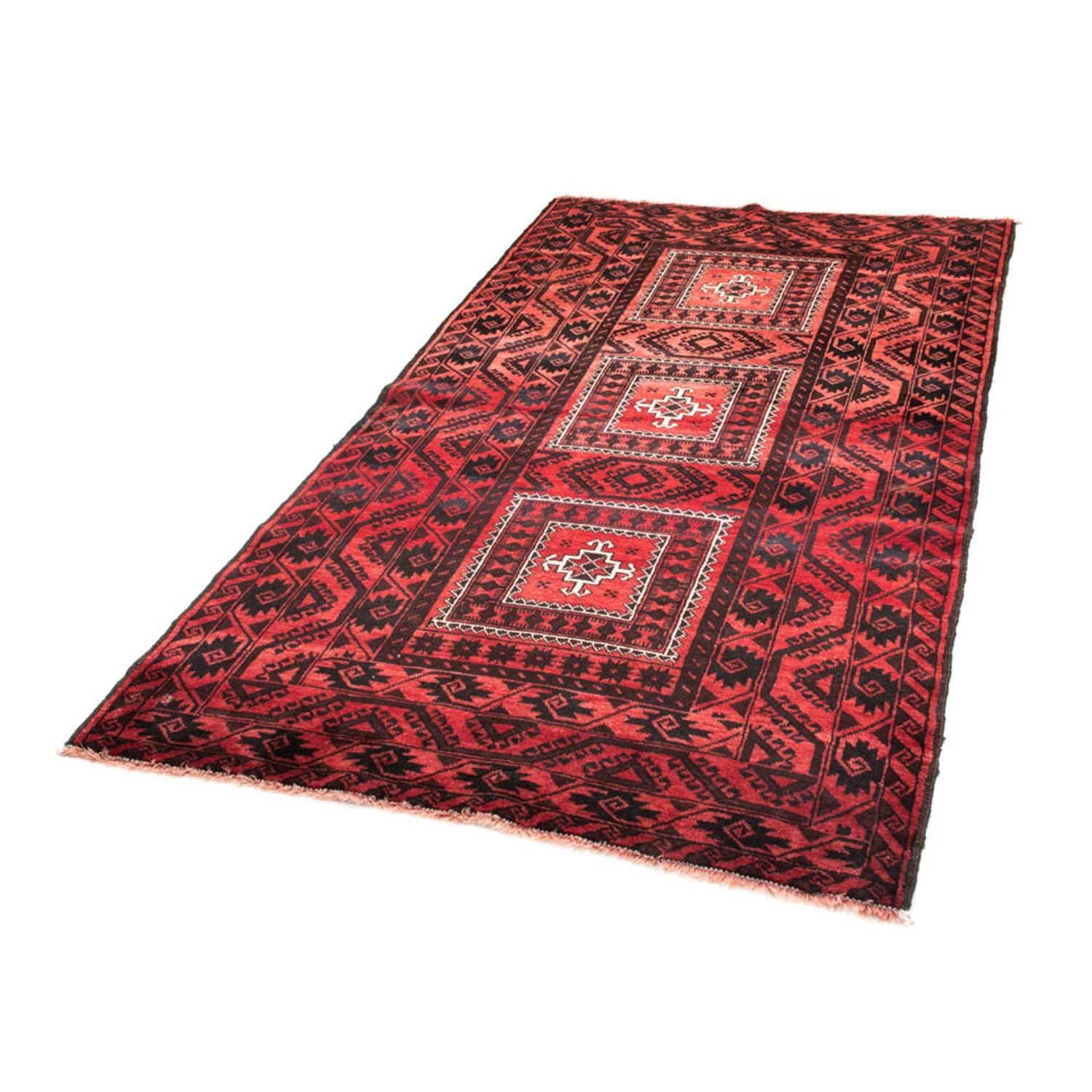 Tappeto corsia Tappeto Belutsch - 207 x 112 cm - rosso