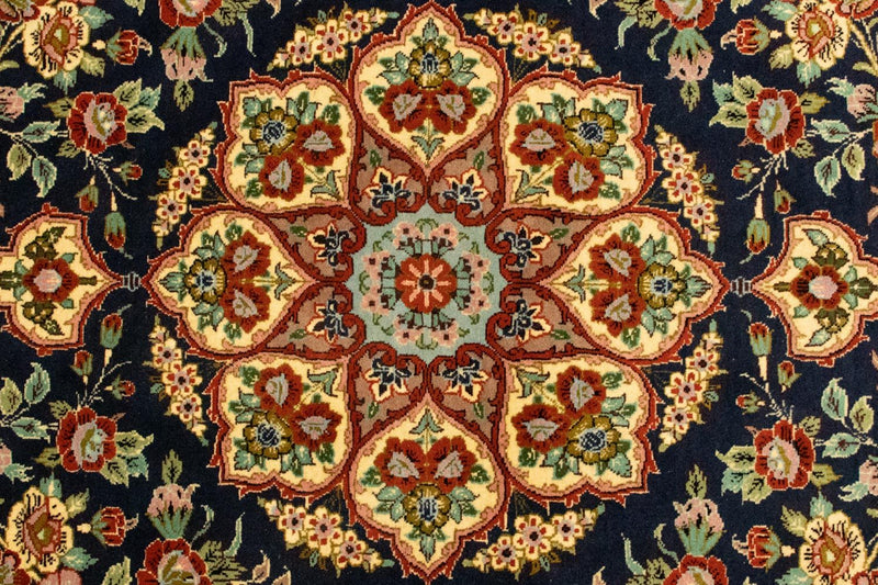 Tappeto Persero - Ghom - 170 x 108 cm - nero