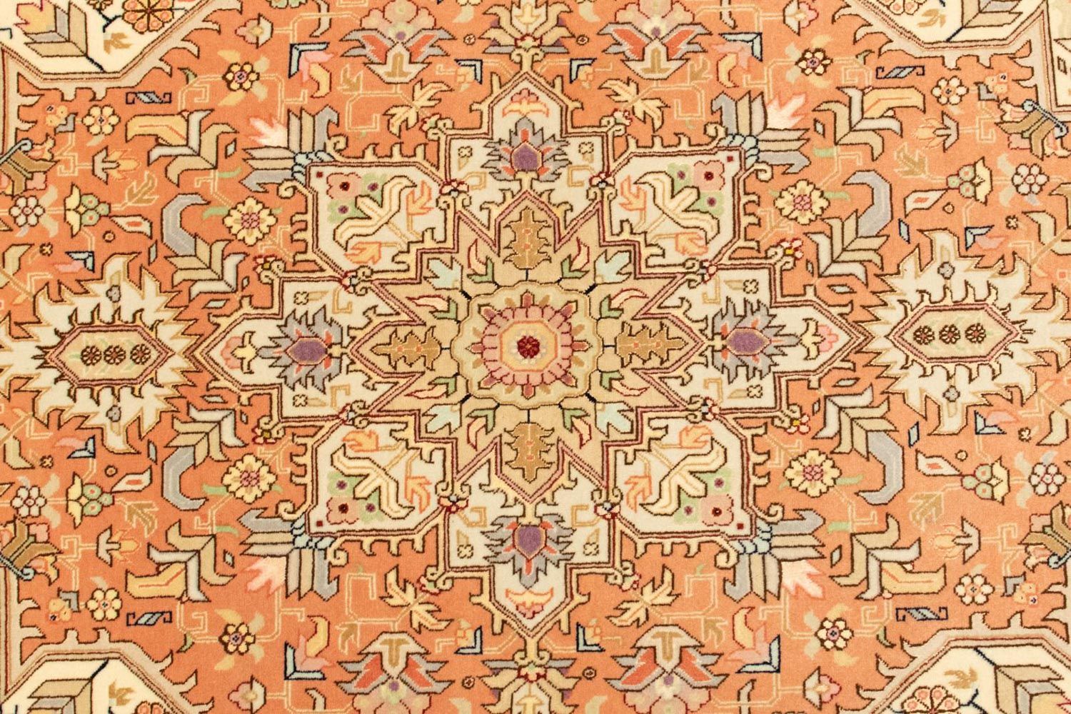 Tappeto Persero - Tabriz - Reale - 160 x 100 cm - rosso chiaro