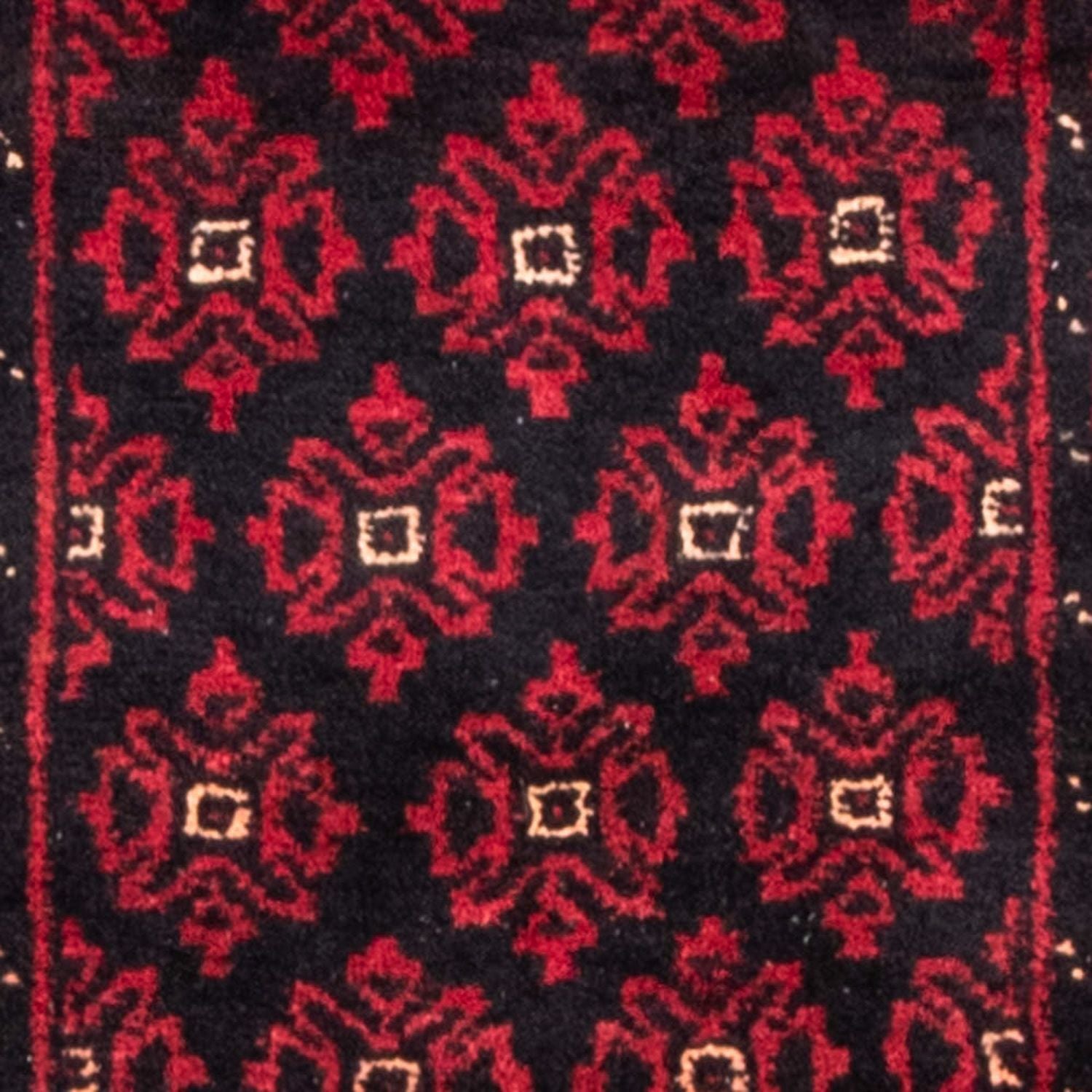 Tappeto corsia Tappeto Belutsch - 222 x 110 cm - rosso scuro