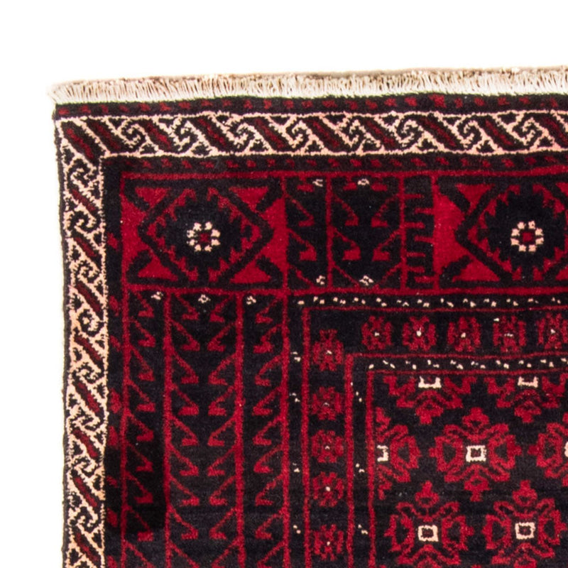 Tappeto corsia Tappeto Belutsch - 222 x 110 cm - rosso scuro