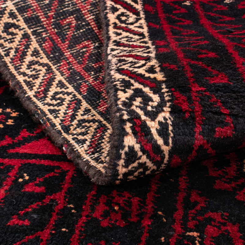 Tappeto corsia Tappeto Belutsch - 222 x 110 cm - rosso scuro