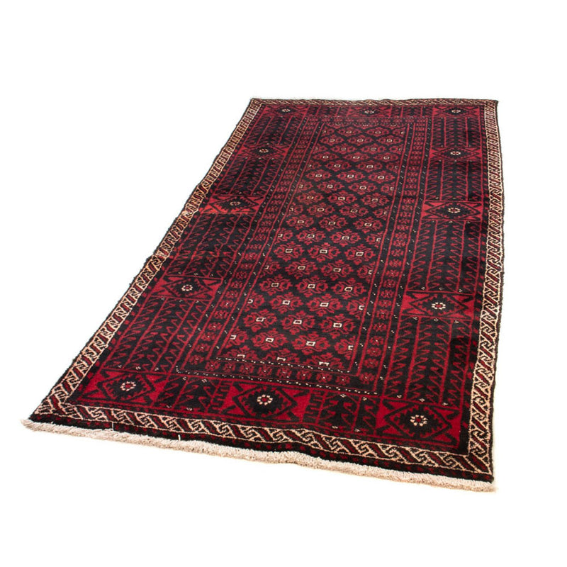 Tappeto corsia Tappeto Belutsch - 222 x 110 cm - rosso scuro