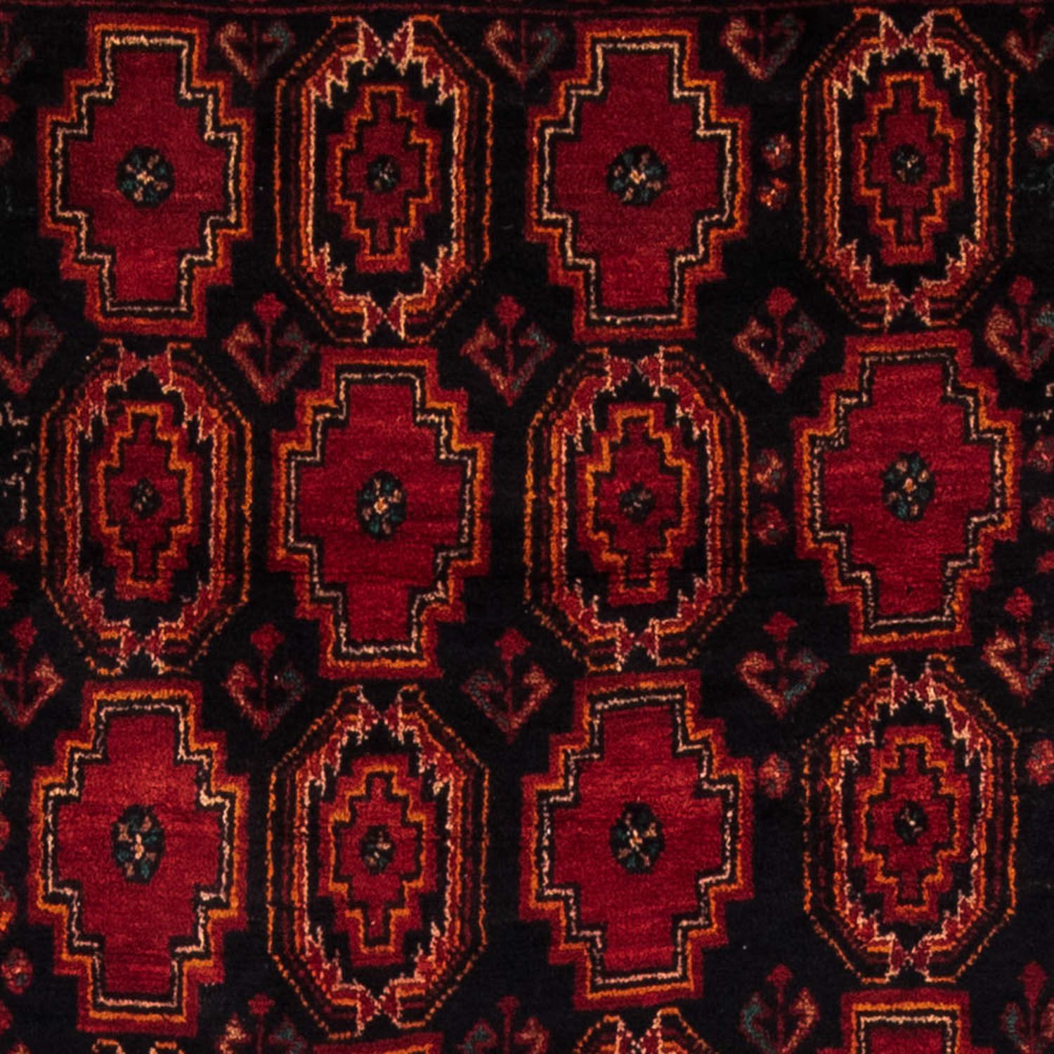 Tappeto corsia Tappeto Belutsch - 185 x 110 cm - rosso scuro
