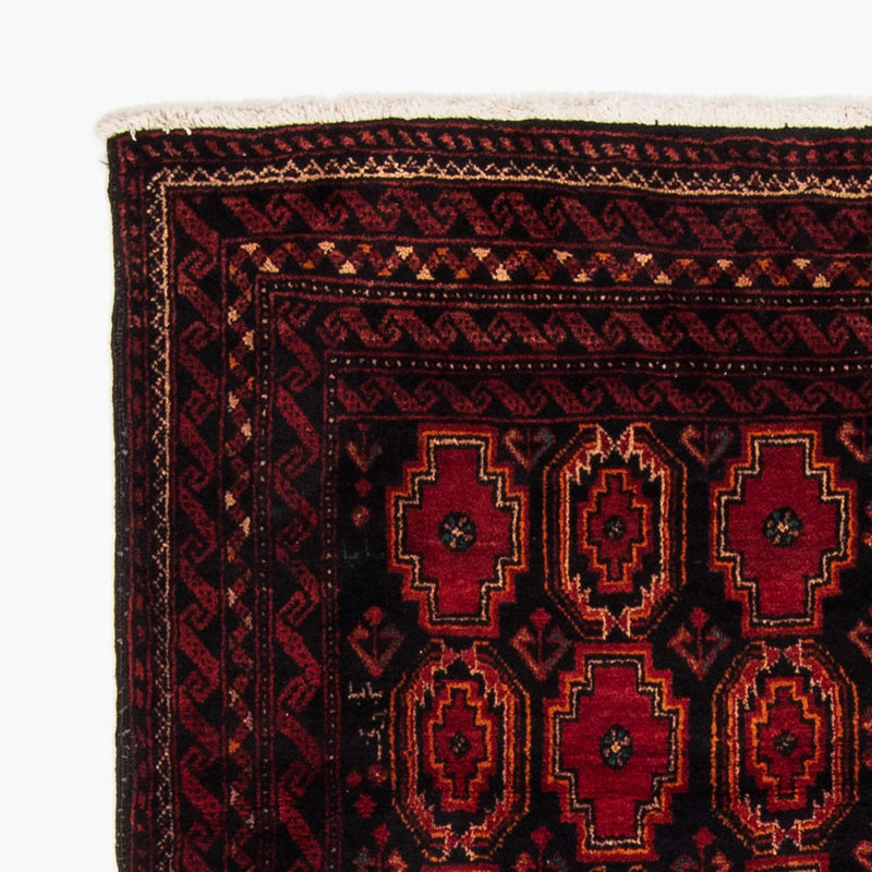 Tappeto corsia Tappeto Belutsch - 185 x 110 cm - rosso scuro