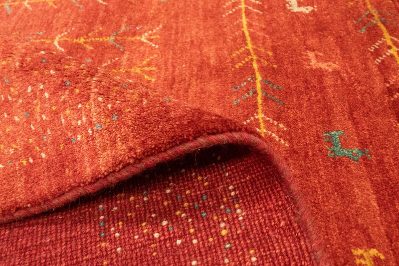 Tappeto Gabbeh - Persero - 190 x 150 cm - rosso
