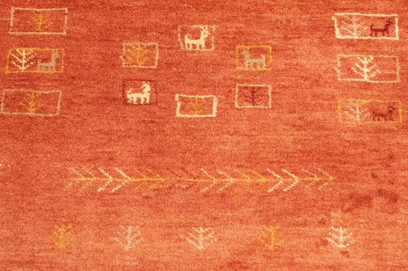 Tappeto Gabbeh - Persero - 192 x 149 cm - rosso