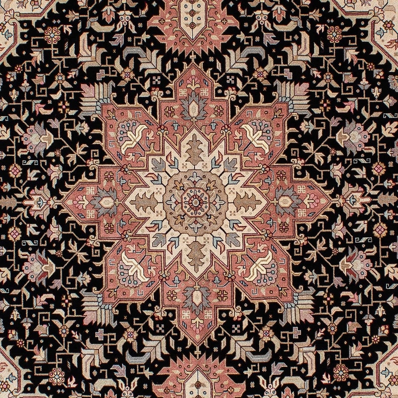 Tappeto Persero - Tabriz - Reale - 204 x 150 cm - blu scuro