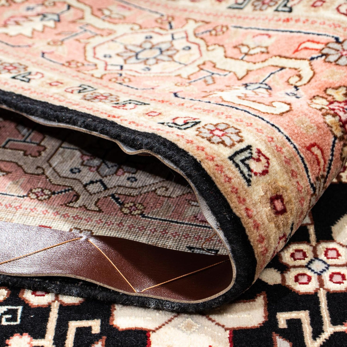 Tappeto Persero - Tabriz - Reale - 204 x 150 cm - blu scuro