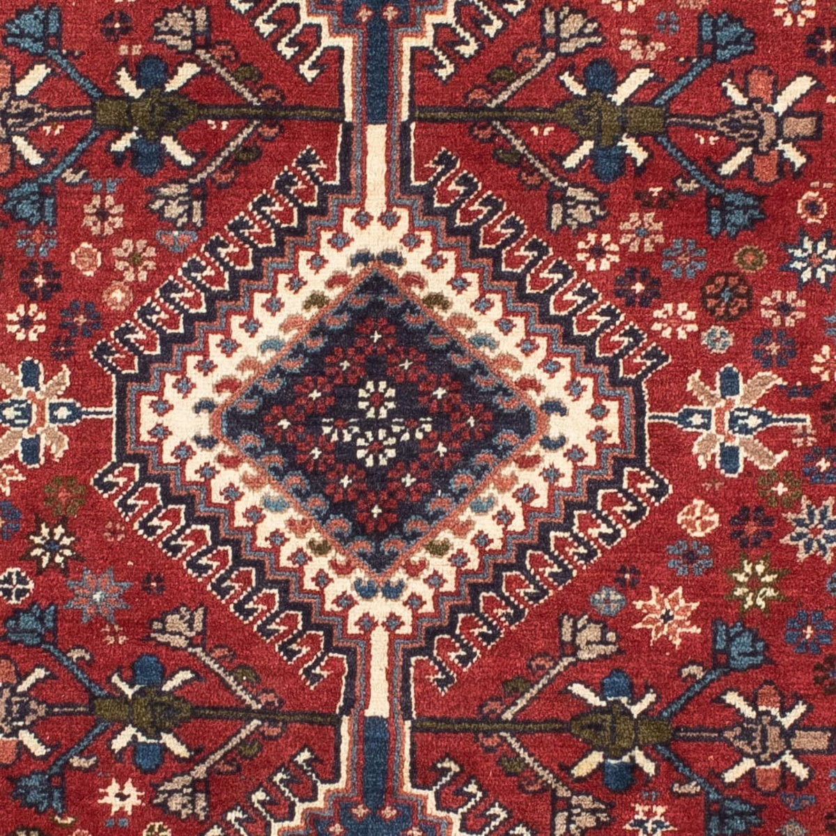 Tappeto Persero - Nomade - 151 x 103 cm - rosso scuro