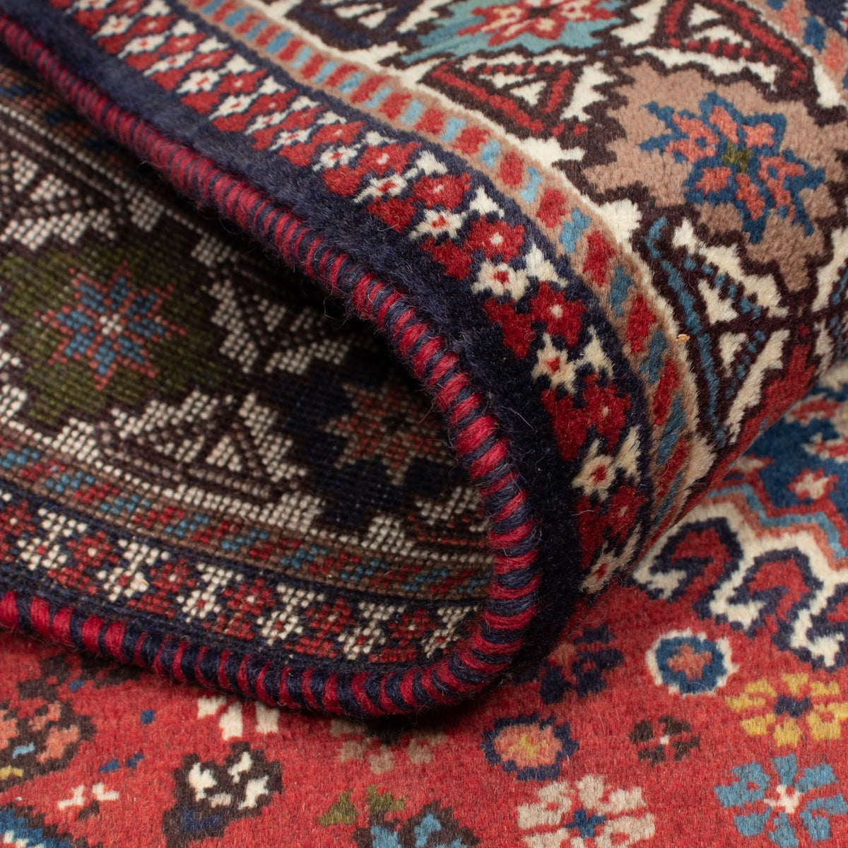 Tappeto Persero - Nomade - 151 x 103 cm - rosso scuro