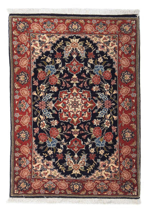 Tappeto Persero - Ghom - 100 x 68 cm - blu