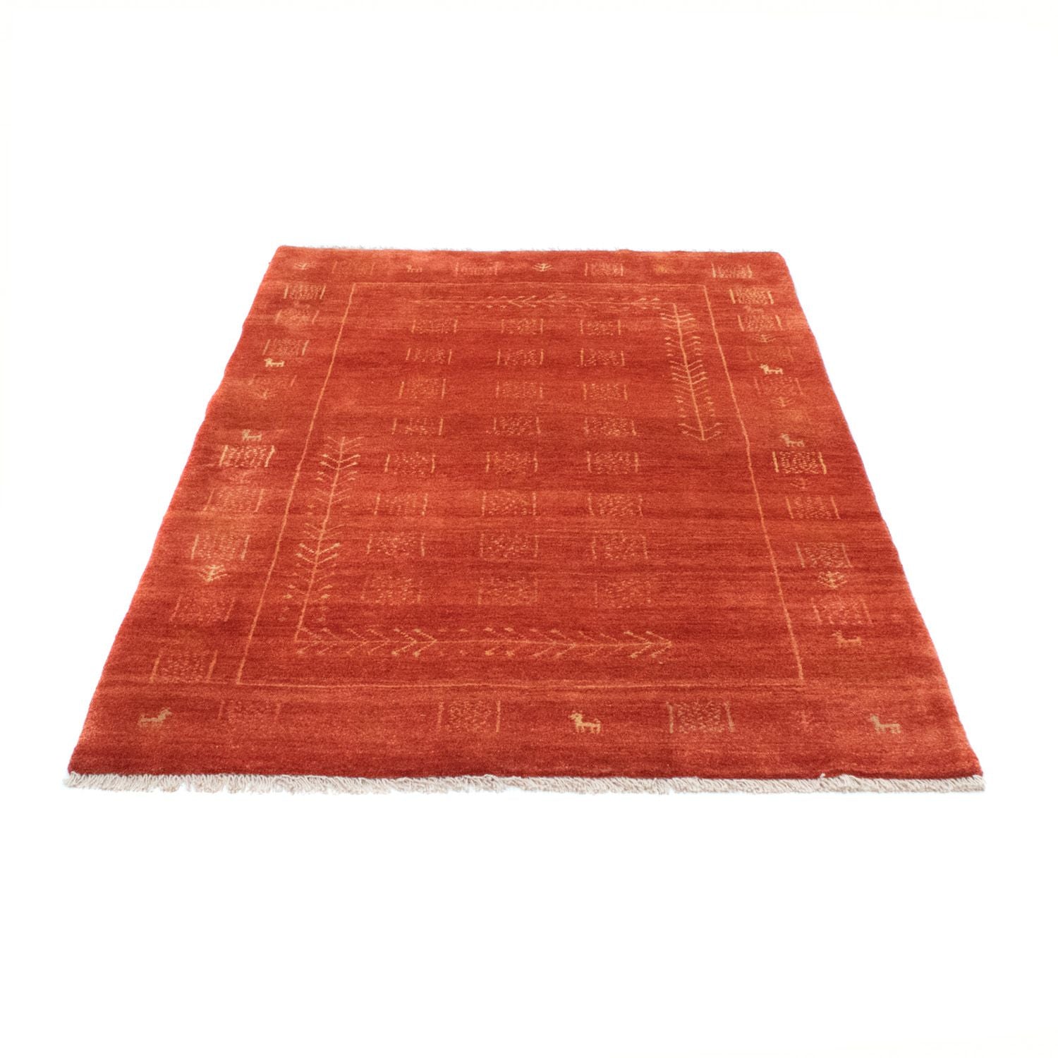 Tappeto Gabbeh - Persero - 183 x 119 cm - rosso
