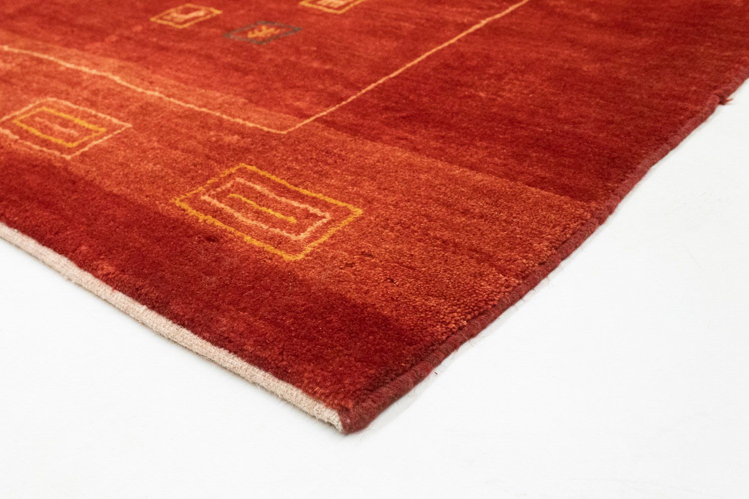Tappeto Gabbeh - Persero - 190 x 163 cm - rosso
