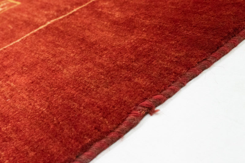Tappeto Gabbeh - Persero - 190 x 163 cm - rosso