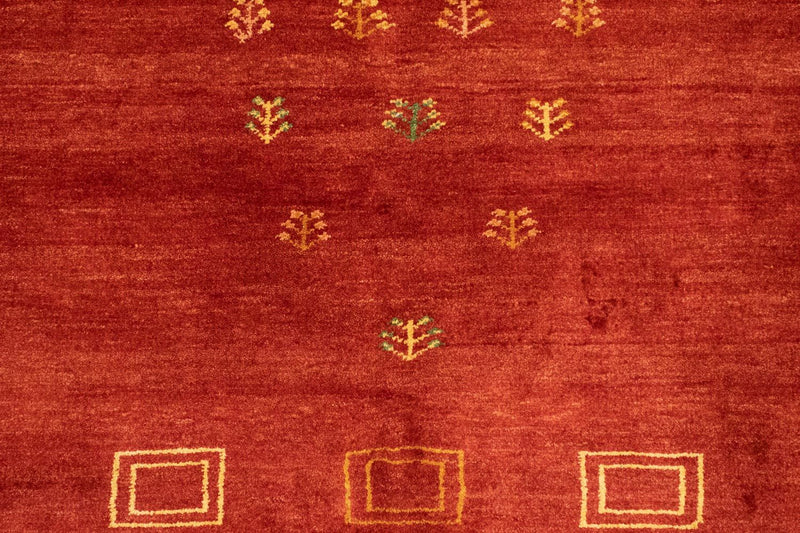 Tappeto Gabbeh - Persero - 195 x 156 cm - rosso