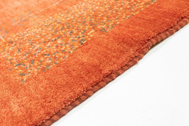 Tappeto Gabbeh - Persero - 198 x 151 cm - ruggine
